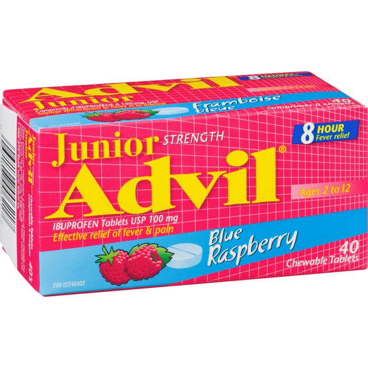 Children's Advil Chewable Tablets Blue Raspberry 40ct