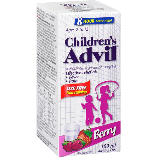 Children's Advil Dye-Free Berry Suspension 100mL