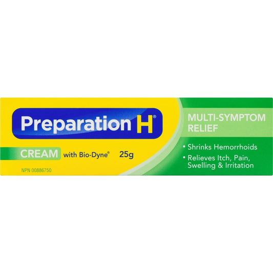 Preparation H Hemorrhoid Relief Cream 25g