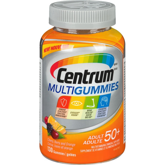 Adult 50+ Multivitamin Gummies 130 Count
