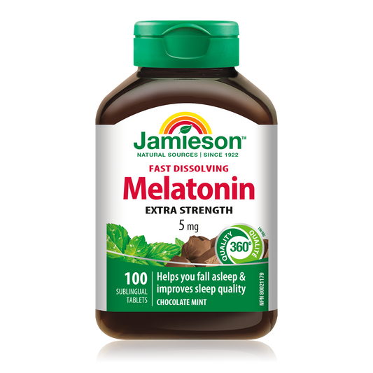 Melatonin 5mg Fast-Dissolve Tablets, 100 Count