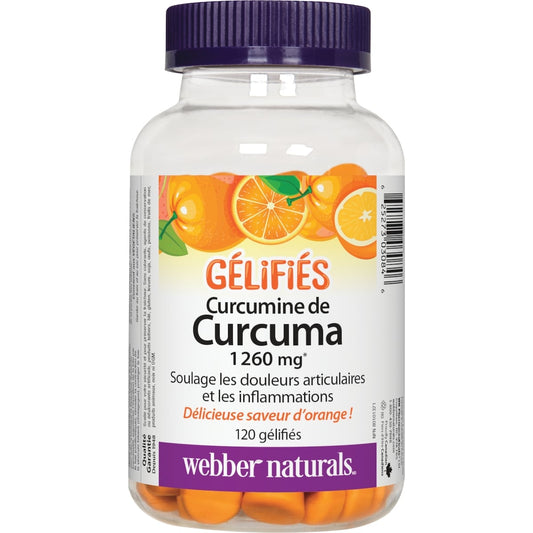 Turmeric Curcumin Vegan Gummies Orange 120ct