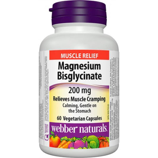 Magnesium Bisglycinate 200mg - 60 Capsules