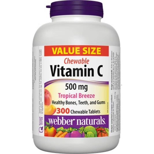 Chewable Vitamin C 500mg Tropical Breeze 300 Tablets