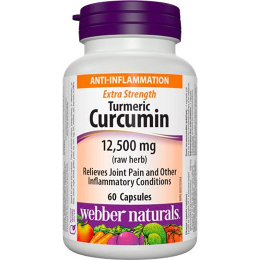 Turmeric Curcumin Extra Strength 12,500mg 60 Capsules