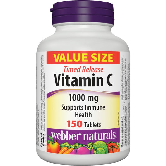 Vitamin C 1000mg Timed Release Tablets 150 Count