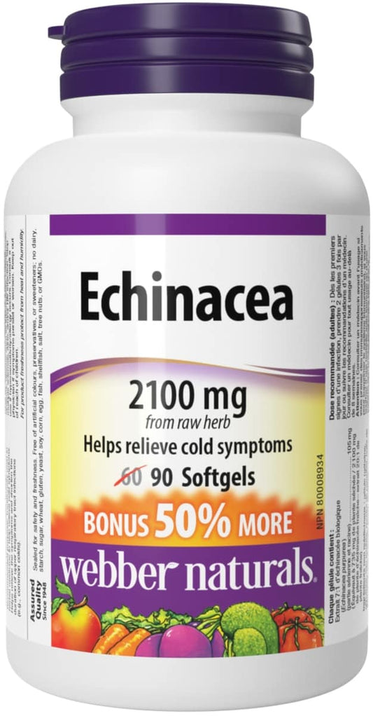 Echinacea Extra Strength Softgels 90 Count