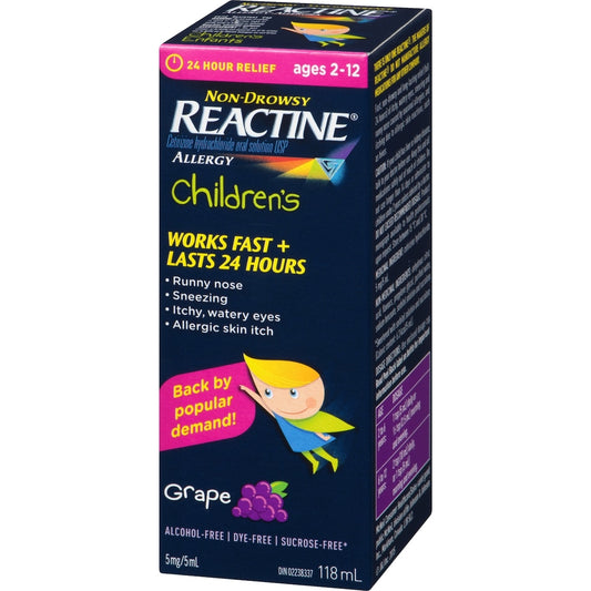 Children's Grape Allergy Relief Liquid 118ml