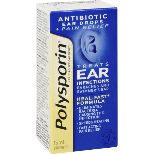 Antibiotic Ear Drops with Pain Relief 15ml