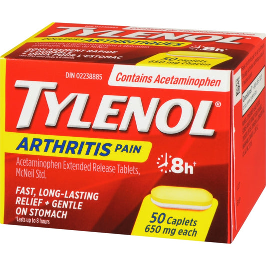 Tylenol Arthritis Pain Relief Caplets, 50 Count