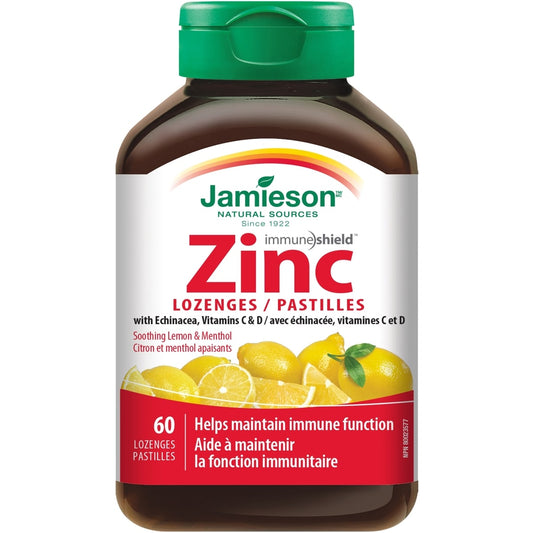 Zinc & Vitamin C Immune Lozenges 60 Count