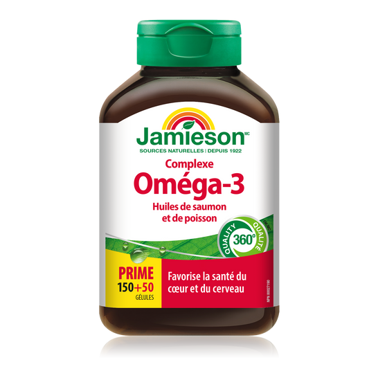 Salmon & Fish Oil Omega-3 Complex 200 Softgels