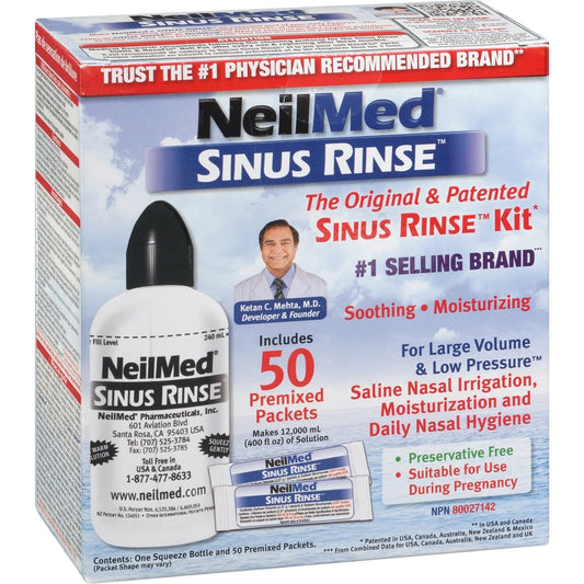 Sinus Rinse Kit with Squeeze Bottle