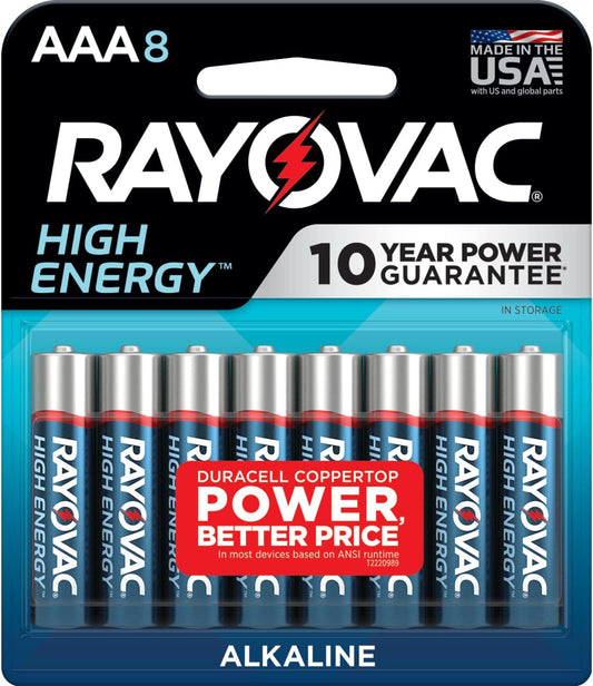 AAA Alkaline Batteries 8-Pack