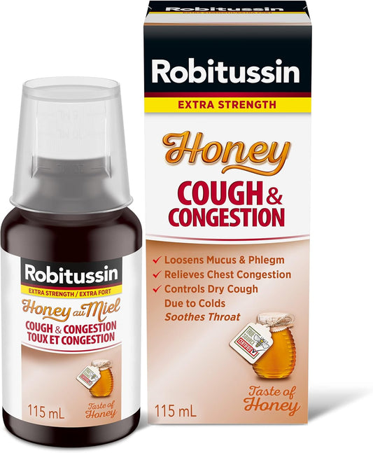 Extra Strength Honey Cough & Chest Congestion Syrup 115mL