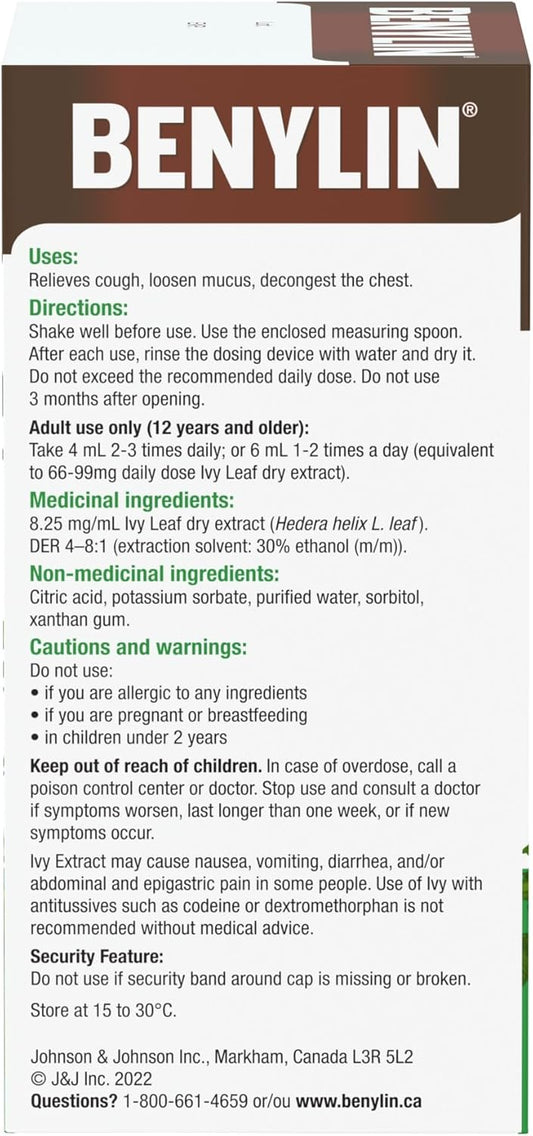 Herbal Ivy Leaf Cough Syrup 100ml