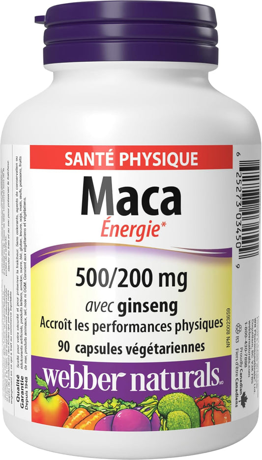 Maca & Ginseng Capsules 90 Count