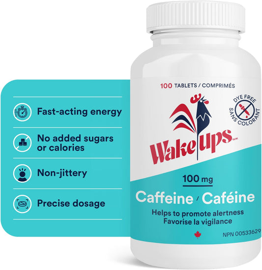 Caffeine Tablets 100 Count