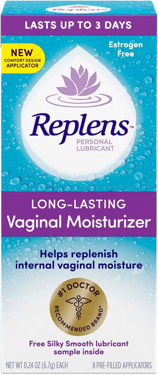Replens Vaginal Moisturizer Gel, 8-Pack