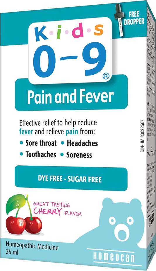 KIDS 0-9 PAIN/FEVER 25ML