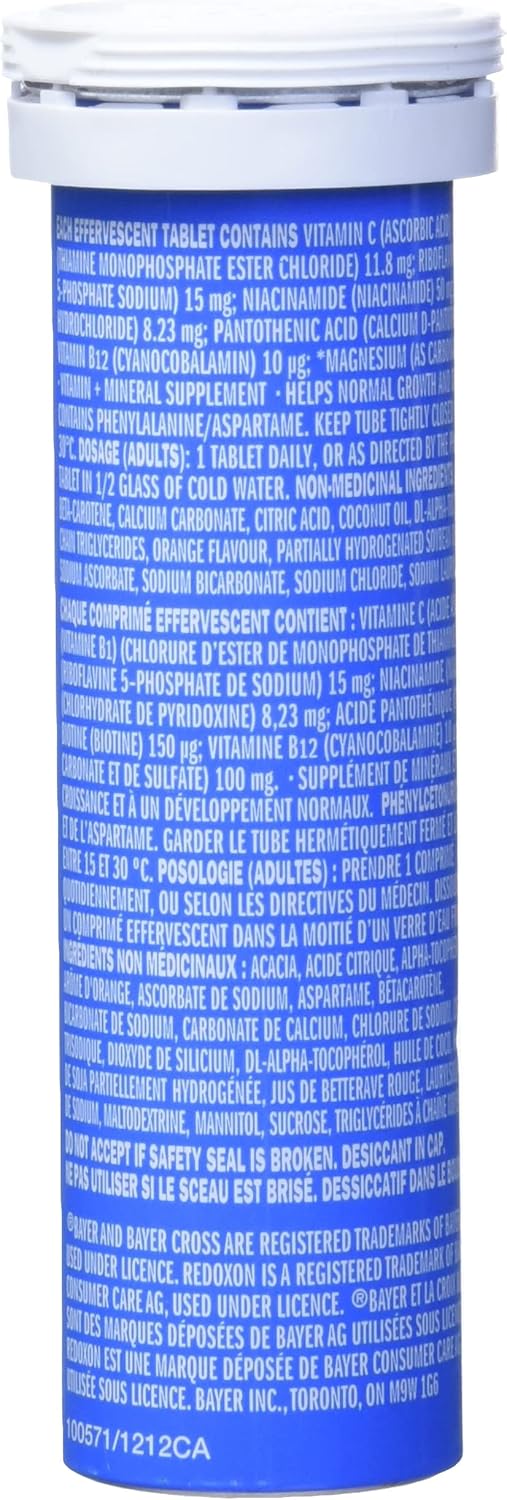 Redoxon Vitamin B & C Effervescent Orange Tablets 10 Pack