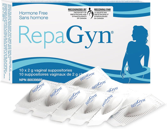 RepaGyn Vaginal Suppositories 2g - 10 Pack