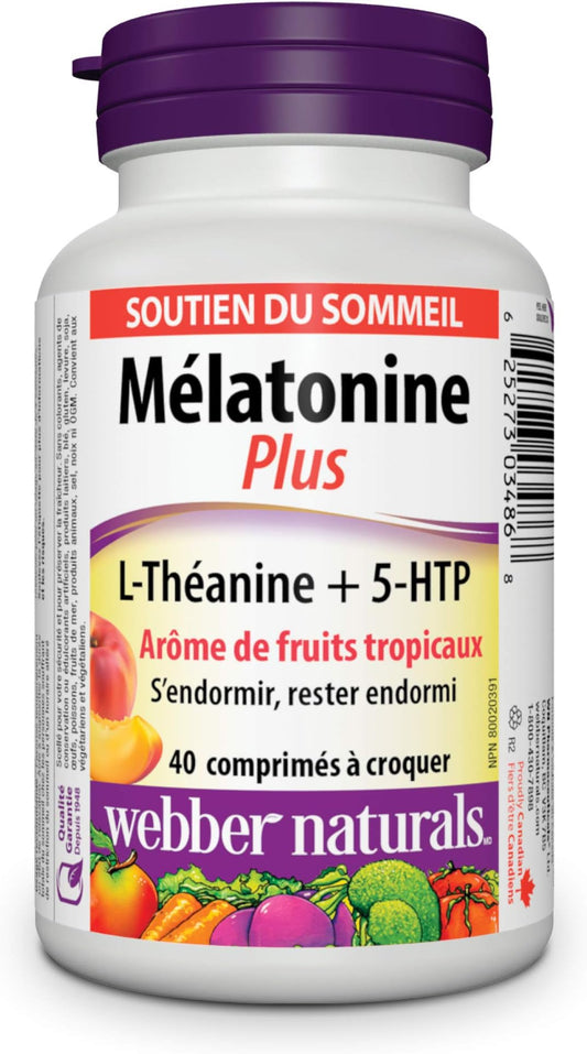 Melatonin Plus 1.5mg Chewable Tablets 40 Count