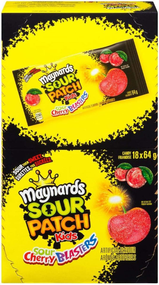 MAYNARDS SOUR CHERRY BLASTERS 18/64G