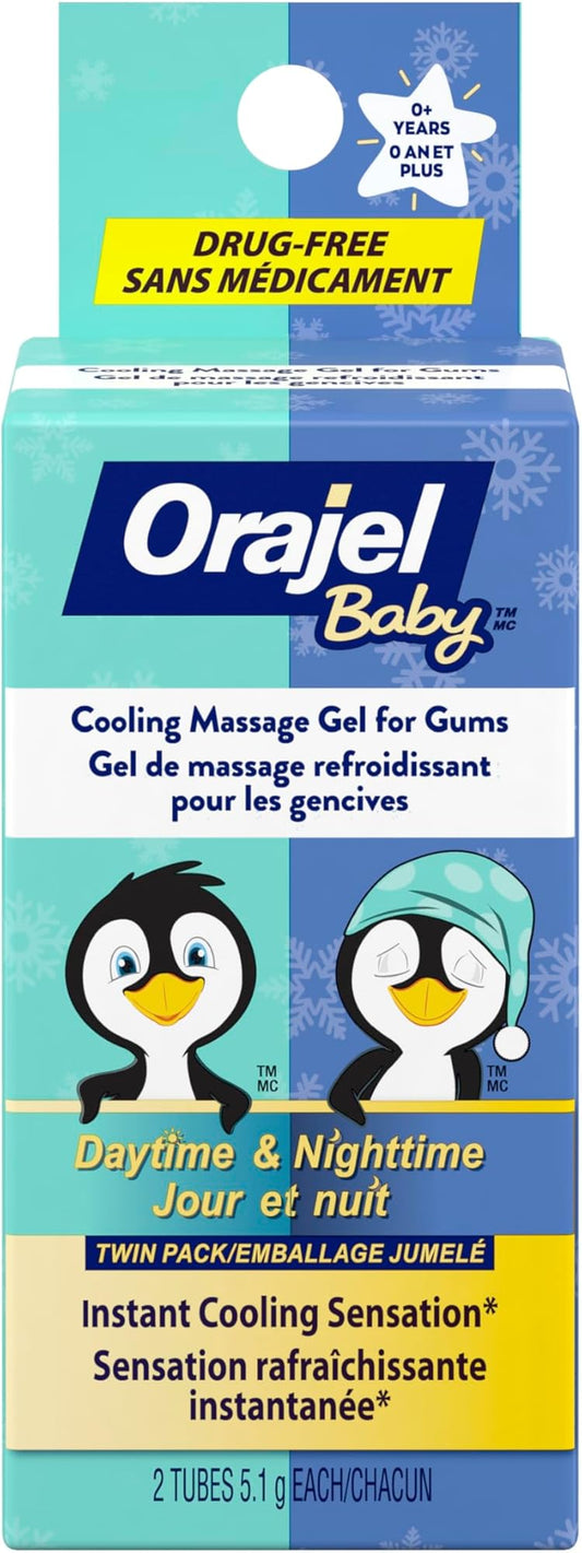 Baby Teething Gel Day & Night Twin Pack 5.1g