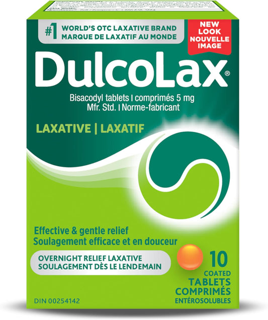 Dulcolax 5mg Laxative Tablets 10 Count