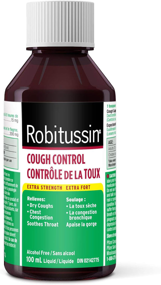 Robitussin DM Extra Strength Cough & Chest Congestion Relief 100ml
