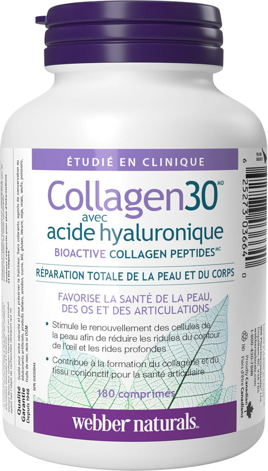 Collagen30 Skin & Joint Support with Hyaluronic Acid 180 Capsules