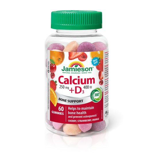 Calcium & Vitamin D3 Gummies - 60 Count