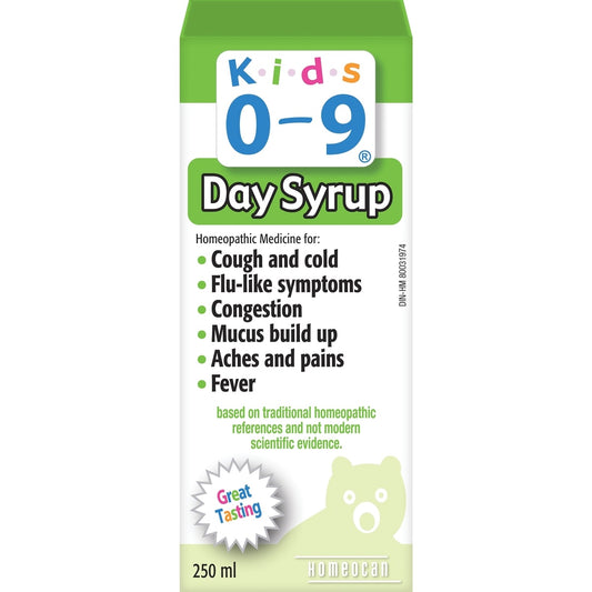 KIDS 0-9 COUGH AND COLD DAYTIME SYRUP 250ML