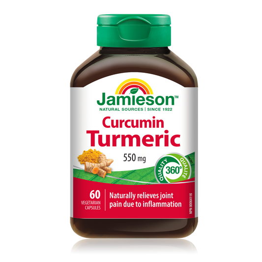 Curcumin Turmeric 550mg 60 Vegetarian Capsules