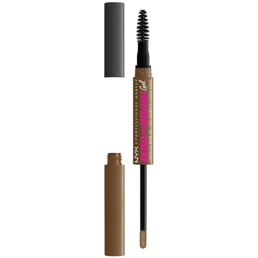 Zero To Brow Longwear Gel, Dual-ended Liquid Eyebrow gel, Vegan Formula