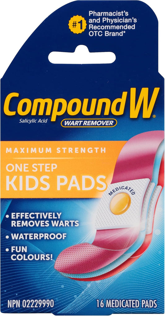 Kids Wart Remover Pads, 16-Pack