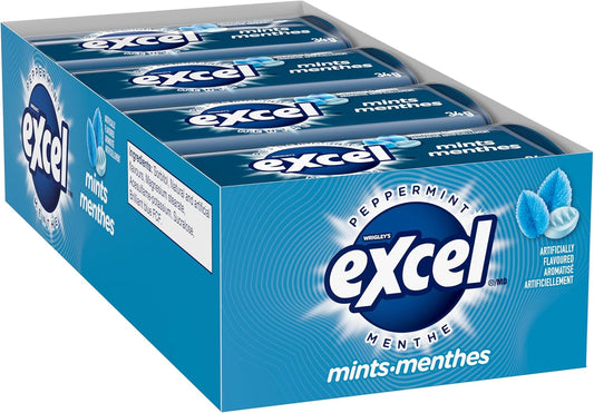 EXCEL MINTS PEPPERMINT TIN 8/34G