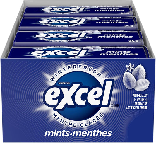 EXCEL MINTS WINTERFRESH TIN 8/34G