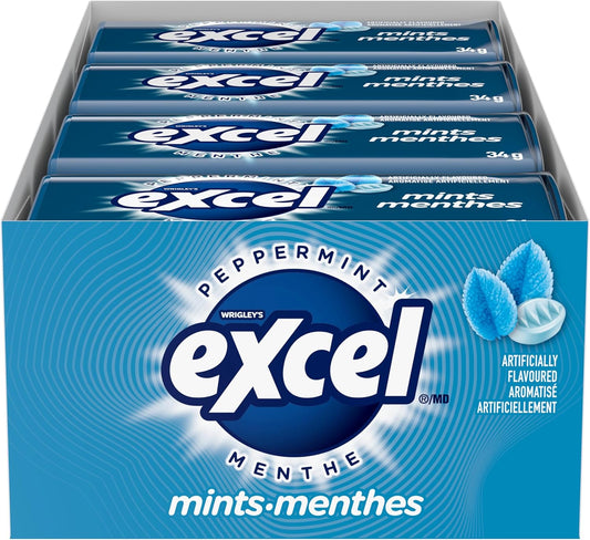 EXCEL MINTS PEPPERMINT TIN 8/34G