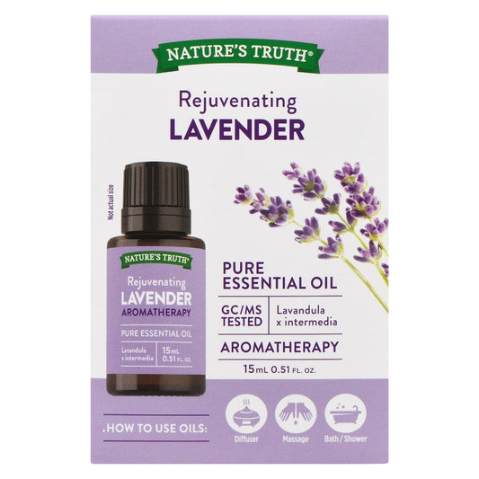 NATURES TRUE AROMATHERAPY ESSENTIAL OIL LAVENDER 15ML