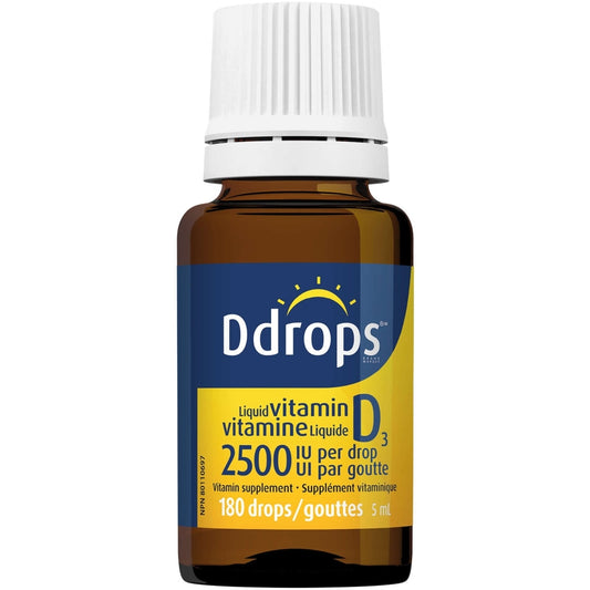Vitamin D3 2500 IU Drops, 180 Servings