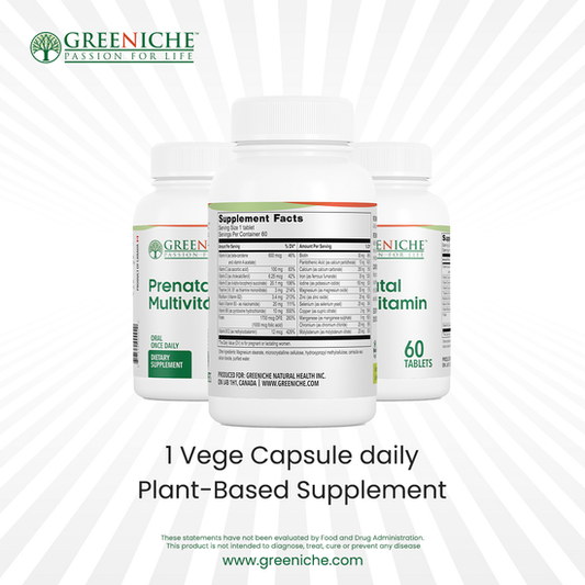 Vegetarian Prenatal Multivitamin 60 Tablets