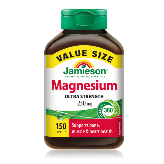 Magnesium 250mg Caplets - 150 Count