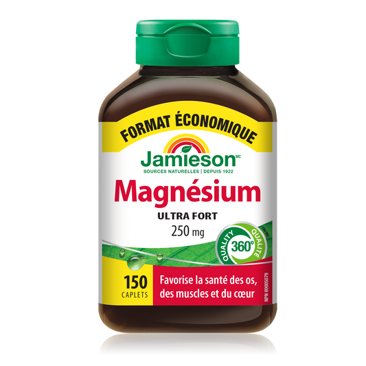 Magnesium 250mg Caplets - 150 Count