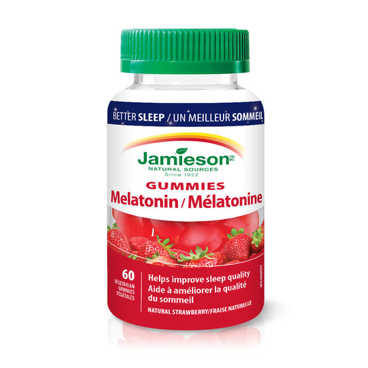 Melatonin 2.5mg Sleep Gummies, Strawberry, 60 Count