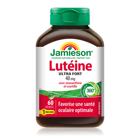 Lutein, Zeaxanthin & Bilberry Eye Health Capsules 40mg - 60 Count