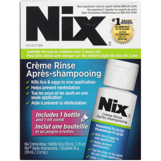 Nix Lice Treatment Crème Rinse & Comb 59ml
