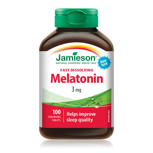 Melatonin 3mg Fast-Dissolving Tablets 100 Count