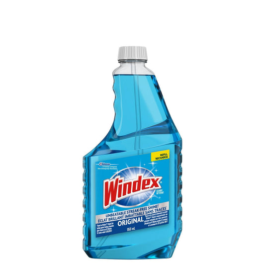 Windex Original Glass Cleaner Refill 950ml